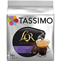 Los mejores  - TASSIMO LOr Café Lungo Profondo - 5 paquetes de 16 cápsulas: Total 80 unidades